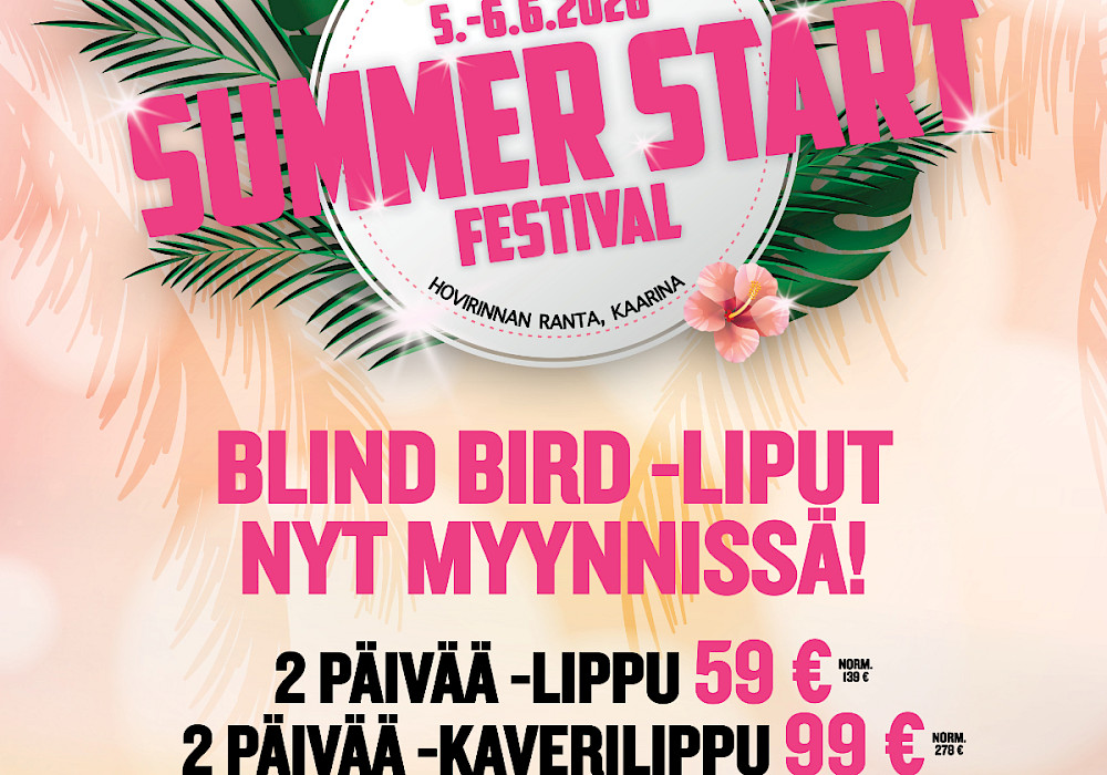 Uusi suurfestivaali on saanut nimensä - Summer Start Festival järjestetään Kaarinassa kesäkuussa 2026!